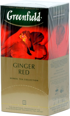 Greenfield. Ginger Red карт.пачка, 25 пак.
