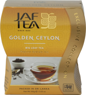 JAF TEA. Golden Ceylon 100 гр. карт.пачка