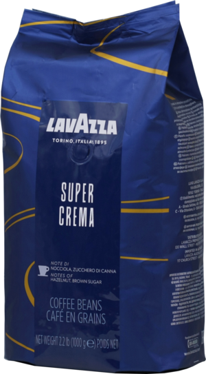 LAVAZZA. Super Crema (зерновой) 1 кг. мягкая упаковка
