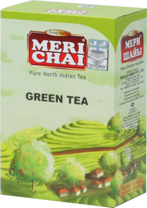 Meri Chai. Зеленый 100 гр. карт.пачка