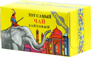 Московская чайная фабрика. Серый слон 100 гр. карт.пачка