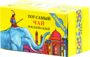 Московская чайная фабрика. Синий слон 100 гр. карт.пачка
