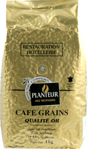 Planteur des Tropiques. Cafe Grains зерновой 1 кг. мягкая упаковка