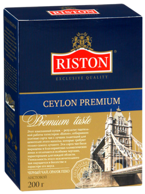 RISTON. Ceylon Premium 200 гр. карт.пачка (Уцененная)