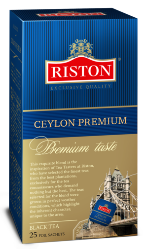RISTON. Ceylon Premium карт.пачка, 25 пак. (Уцененная)