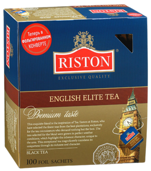 RISTON. English Elite Tea карт.пачка, 100 пак.