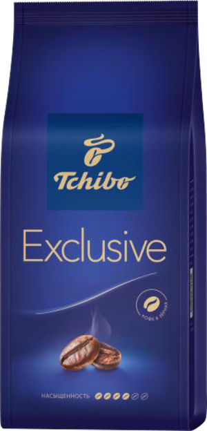 Tchibo. Exclusive (зерновой) 250 гр. мягкая упаковка