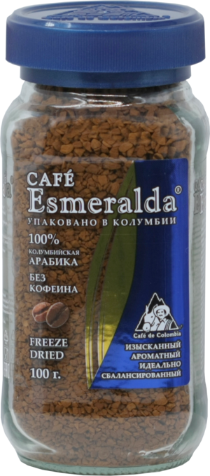 Cafe Esmeralda. Без кофеина 100 гр. стекл.банка