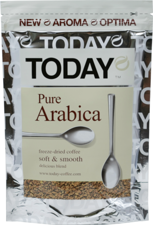 TODAY. Pure Arabica 75 гр. мягкая упаковка
