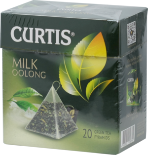 CURTIS. Milk Oolong (пирамидки) 34 гр. карт.пачка, 20 пирамидки