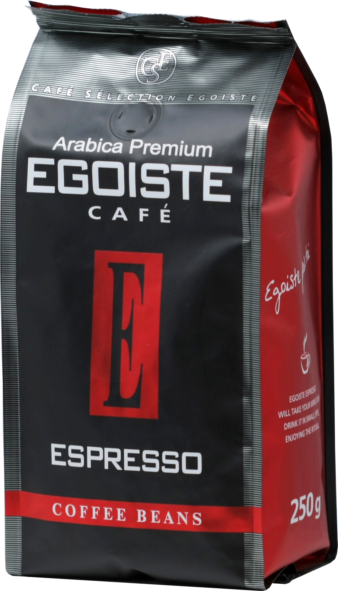 EGOISTE. Espresso зерно 250 гр. мягкая упаковка