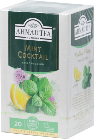 AHMAD TEA. Herbal Infusion. Mint cocktail карт.пачка, 20 пак.