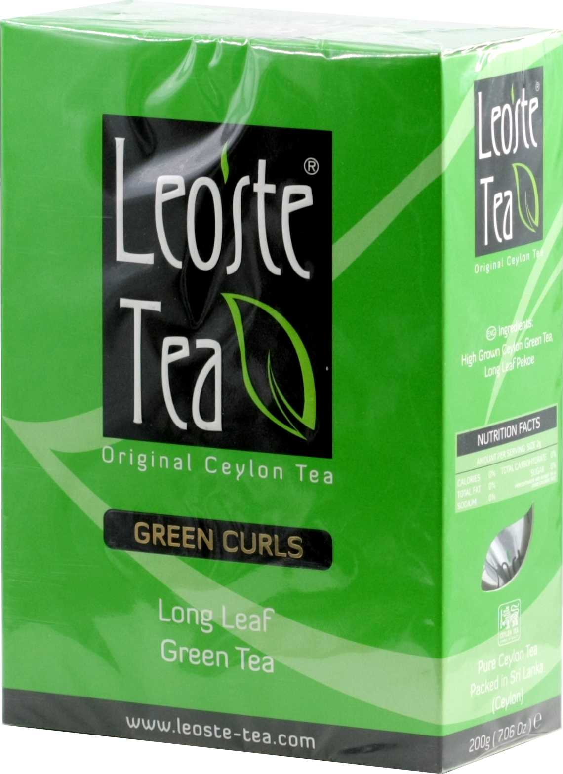 Leoste Tea. Зеленые кольца 200 гр. карт.пачка
