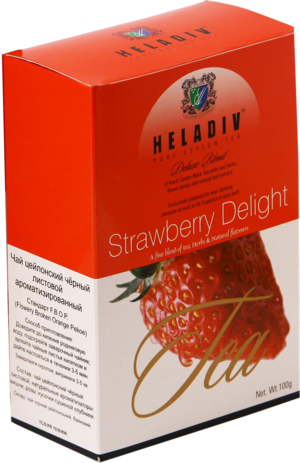 Heladiv. Strawberry delight 100 гр. карт.пачка