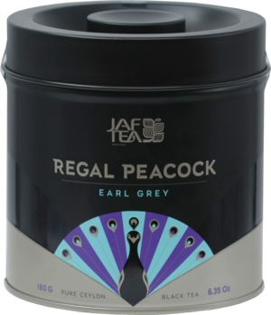 JAF TEA. Regal Peacock. Earl Grey 180 гр. жест.банка