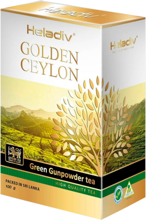Heladiv. Golden Ceylon Green Gunpowder 100 гр. карт.пачка