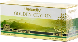 Heladiv. Golden Ceylon Green Vintage Tea карт.пачка, 25 пак.