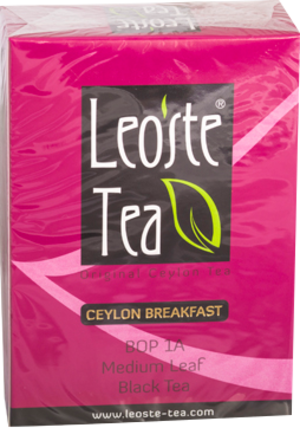 Leoste Tea. Ceylon Breakfast 150 гр. карт.пачка