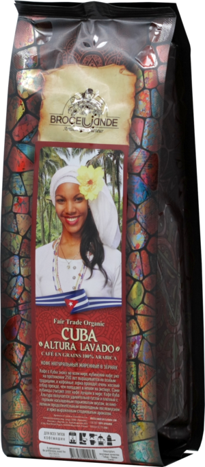 CAFE DE BROCELIANDE. Cuba (зерновой) 250 гр. мягкая упаковка