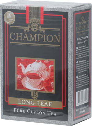 Champion. Long Leaf черный 250 гр. карт.пачка