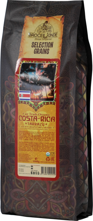CAFE DE BROCELIANDE. Costa-Rica (зерновой) 1 кг. мягкая упаковка