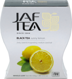JAF TEA. Черный. Лимон 100 гр. карт.пачка