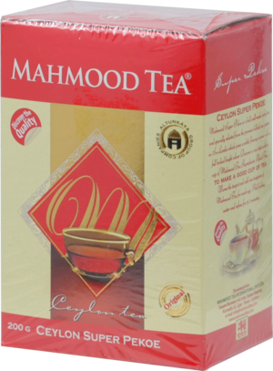 MAHMOOD Tea. Ceylon Super Pekoe 200 гр. карт.пачка
