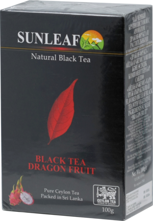 SUNLEAF. Black Tea Dragon Fruit 100 гр. карт.пачка