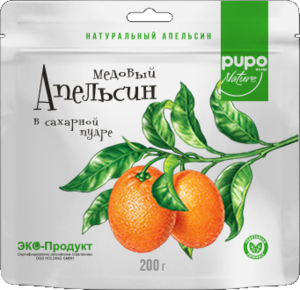 PUPO. Медовый апельсин 200 гр. мягкая упаковка
