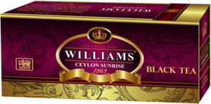 WILLIAMS. Ceylon Sunrise карт.пачка, 25 пак.