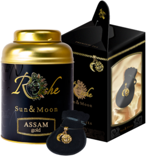 Riche Natur. Sun&Moon  Assam Gold + кулон 400 гр. карт.упаковка