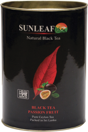 SUNLEAF. Туба. Black Tea Passion Fruit 75 гр. картонная туба