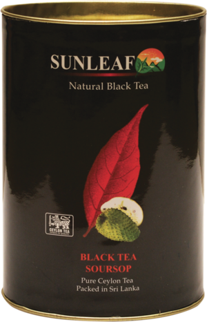 SUNLEAF. Black Tea Soursop 75 гр. картонная туба