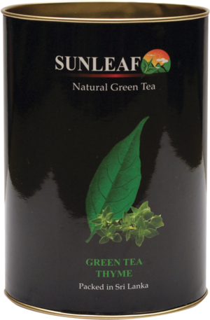 Sun Leaf. Green Tea Thyme 75 гр. картонная туба (Уцененная)