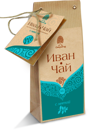 Сибирский кедр. Иван чай с мятой 50 гр. мягкая упаковка