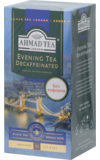 AHMAD. Evening Tea Decaffeinated/Вечерний чай 50 гр. карт.пачка, 25 пак.