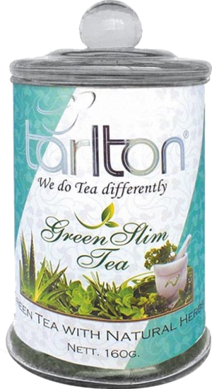 TARLTON. Green Slim Tea (Слим) 160 гр. стекл.банка