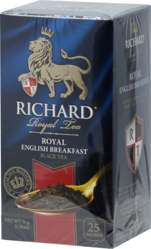 Richard. Royal English Breakfast карт.пачка, 25 пак.