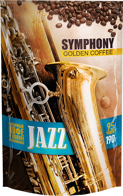 Symphony Jazz. Golden Coffee 190 гр. мягкая упаковка