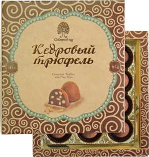 Сибирский кедр. Кедровый трюфель 115 гр. карт.упаковка (Уцененная)