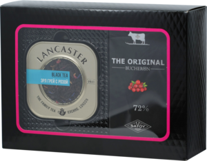 LANCASTER. Подарочный набор чай с бергамотом и шоколад Original 175 гр. карт.упаковка
