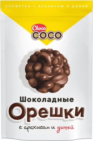 Choco Coco. Choco COCO арахис и дыня 100 гр. мягкая упаковка