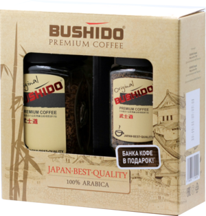 BUSHIDO. Подарочный набор Original  100г + Original 50г 150 гр. карт.упаковка