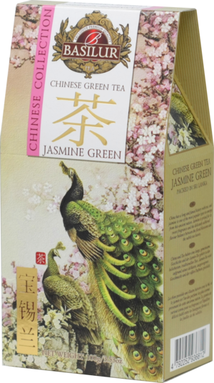 BASILUR. Китайская коллекция. Зеленый с жасмином 100 гр. карт.пачка