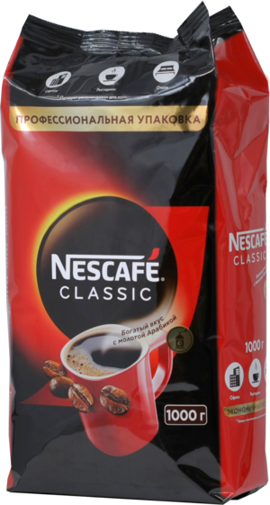 Nescafe. Classic с молотым 1 кг. мягкая упаковка