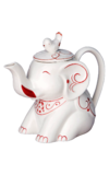 HILLTOP. Чайник Слон гранат 80 гр. чайница керам.