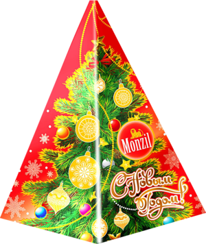 Monzil. Новый год. Новогодняя ёлка (красная) 35 гр. карт.пачка