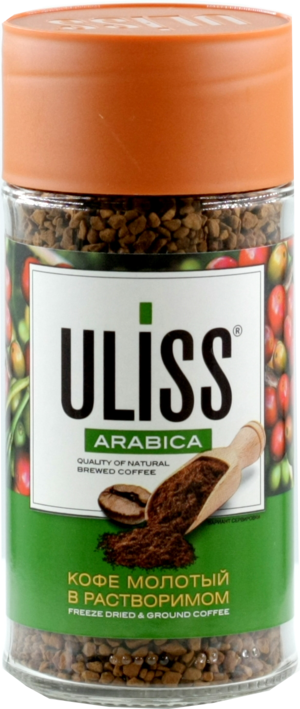 ULISS. Arabica 85 гр. стекл.банка
