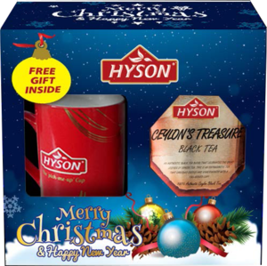 HYSON. Новый год. Ceylon Treasure + кружка 200 гр. карт.упаковка