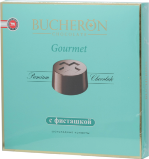 BUCHERON. Gourmet с фисташкой 180 гр. карт.упаковка